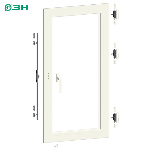 Système de matériel de micro-ventilation à ouverture vers l'intérieur rainuré en U