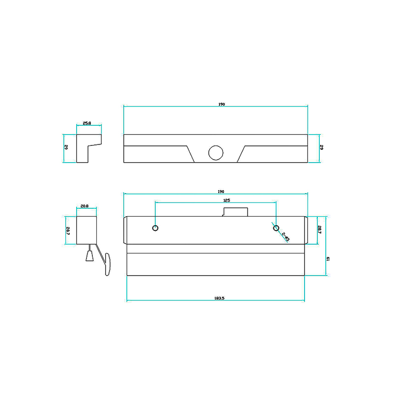  Ensemble de serrures pour portes coulissantes STG950 