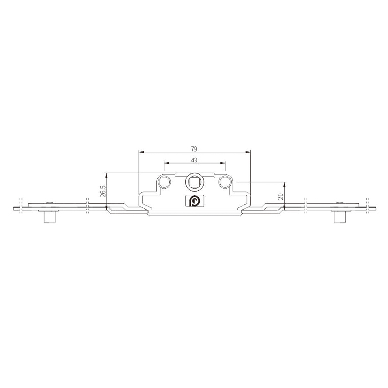 Dispositif de verrouillage de transmission UPVC PCQ2001