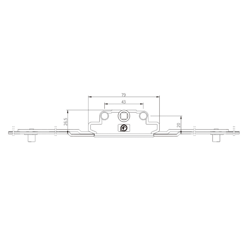 Dispositif de verrouillage de transmission UPVC PCQ2001