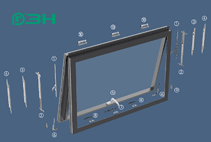 quincaillerie de fen&ecirc;tre murale curtienne 667