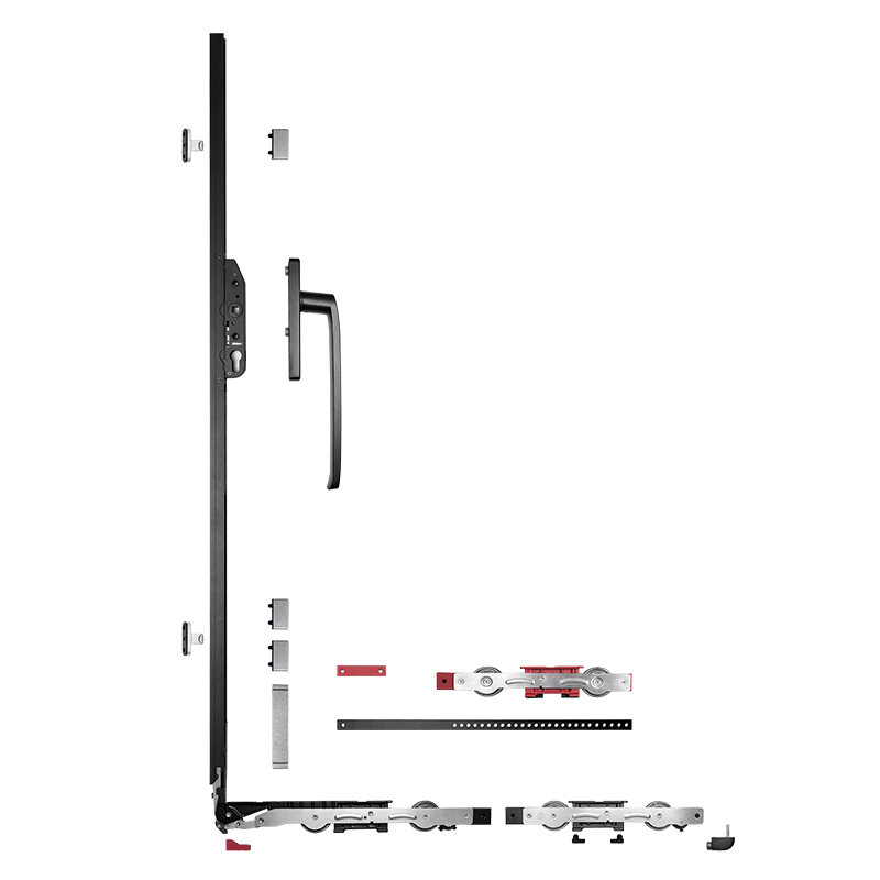 Système de quincaillerie pour portes levantes et coulissantes JTSM07