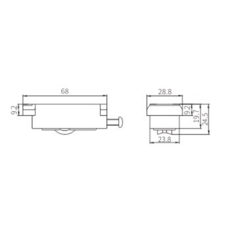 Rouleau coulissant LTD14