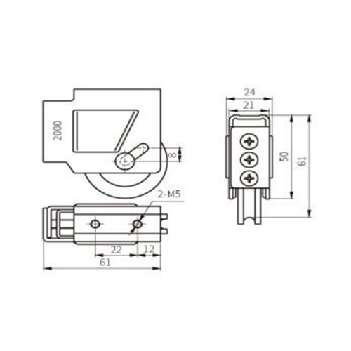 Rouleau coulissant LTD07