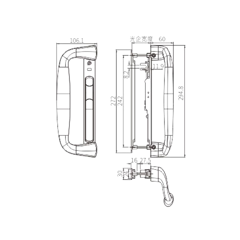 Loquet de verrouillage coulissant STG40A