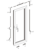 Système de quincaillerie pour fenêtre à guillotine inférieure ouvrant vers l'intérieur HNXC01