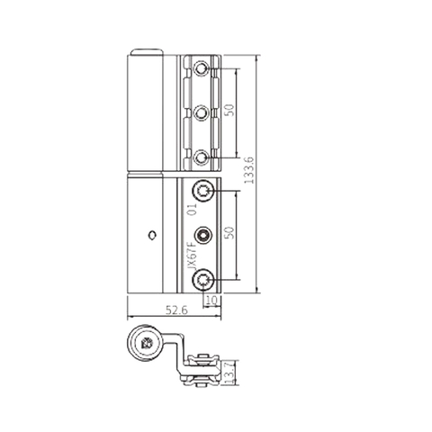 Charnière de fenêtre JX67F