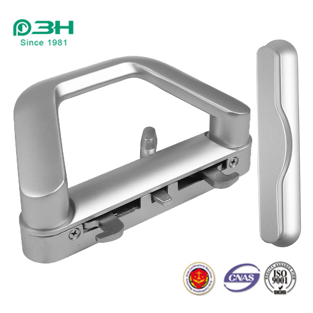 Accessoires de porte coulissante en aluminium, poignée de porte coulissante, quincaillerie de verrouillage STG31 