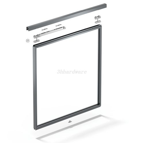 Solution de système de quincaillerie pour portes coulissantes suspendues