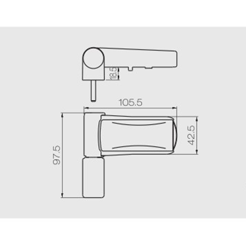 Prix ​​d'usine en alliage d'aluminium UPVC porte à battants charnière 3D PJH11