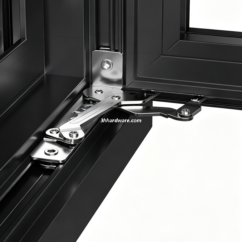 Système de fenêtre swing à écran extérieur en verre intérieur