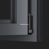 Quincaillerie pour fenêtres inclinables et tournantes UPVC